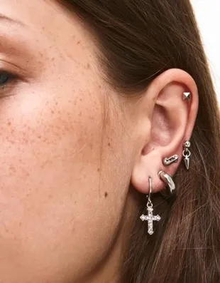 Набор из девяти пар серег- Заказать в России