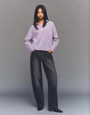 Zara Свитер с воротником поло купить с доставкой.