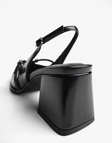 Zara Туфли-слингбэки на каблуке с пряжкой