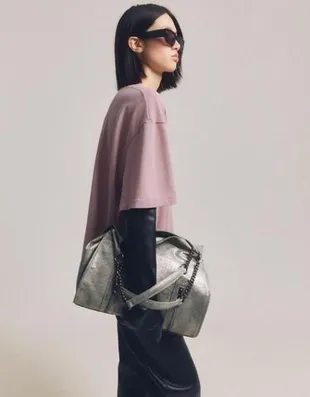 Сумка со стразами на цепочке