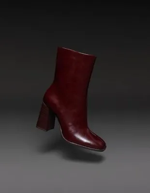 CHUNKY HEEL ANKLE BOOTS