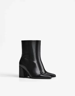 BLOCK HEEL ANKLE BOOTS
