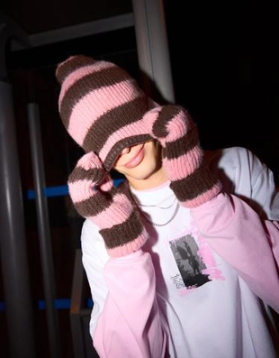 Zara Варежки в полоску