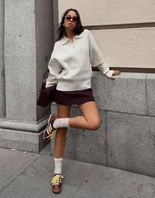 Свитер с воротником поло- Заказать в России