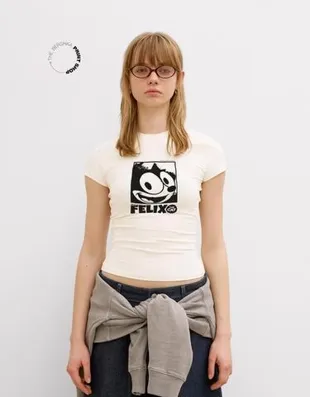Футболка FELIX THE CAT с короткими рукавами- Заказать в России