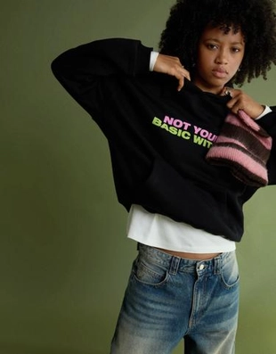 Zara Худи WICKED с принтом