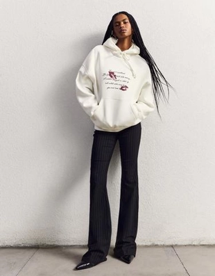 Zara Худи с принтом