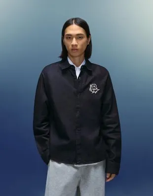 Джинсовая рубашка оверсайз