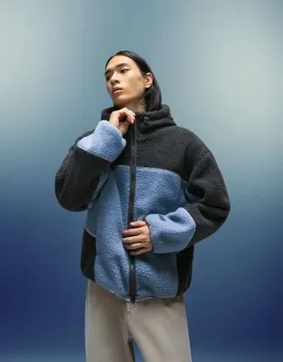 Куртка из искусственной овчины- Заказать в России