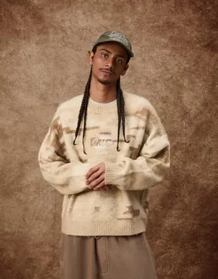 Свитер с принтом- Заказать в России