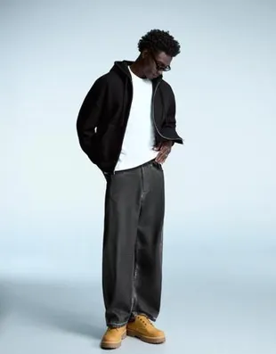 Брюки BARREL с принтом- Заказать в России