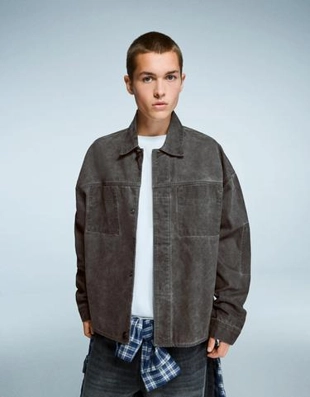 Zara Укороченная куртка-рубашка свободного кроя купить с доставкой.