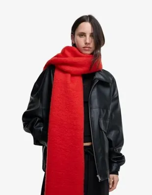 Однотонный шарф- Заказать в России