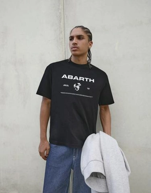 Zara Футболка RACING ABARTH с короткими рукавами и принтом
