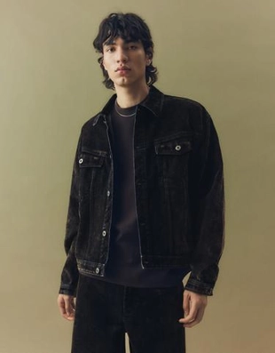 Zara Джинсовая куртка свободного кроя