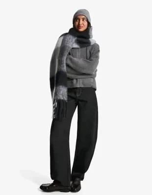 Шарф в клетку