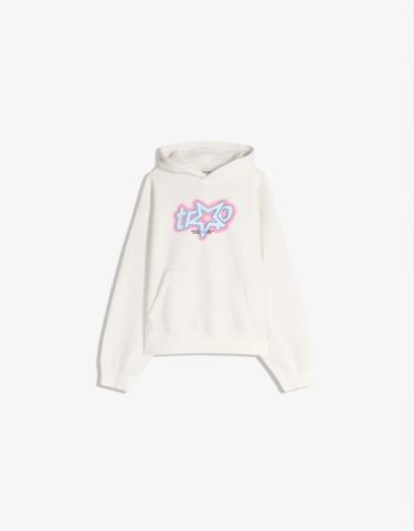 Zara Толстовка с капюшоном и принтом