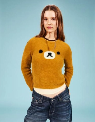 Zara Свитер RILAKKUMA из искусственного меха