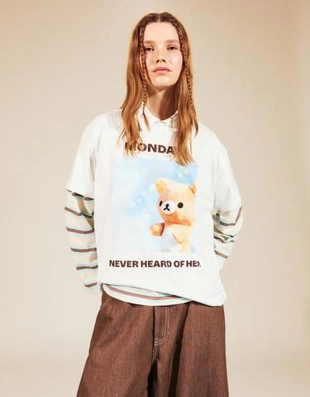Zara Футболка RILAKKUMA с короткими рукавами и принтом купить с доставкой.