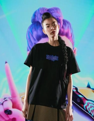 Zara Футболка KPOP DEMON HUNTERS HUNTR/X с короткими рукавами и принтом