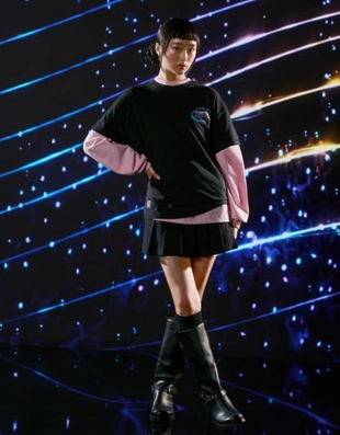 Zara Футболка K-POP DEMON HUNTERS SAJA BOYS с короткими рукавами и принтом