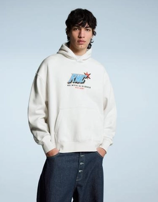 Zara Худи с принтом