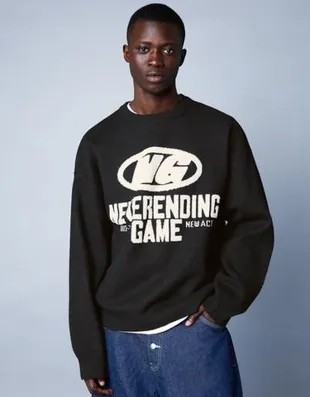 Свитер с принтом