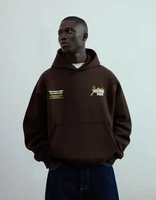 Худи с капюшоном и принтом- Заказать в России