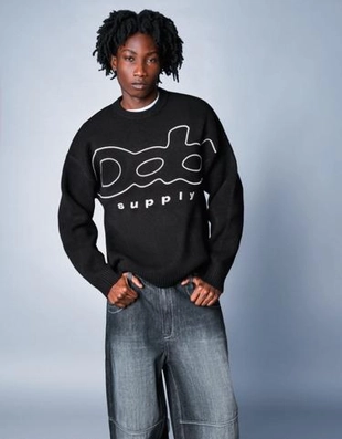 Zara Свитер с принтом