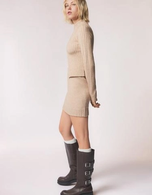 Zara Мини-юбка в рубчик