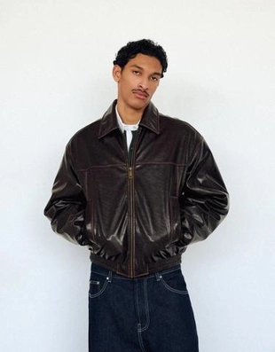 Zara Куртка из искусственной кожи