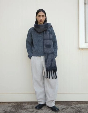 Zara Шарф макси с принтом