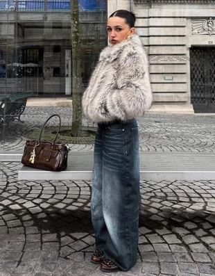 Zara Джинсы свободного кроя с низкой посадкой