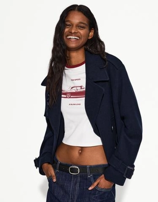 Zara Тонкий ремень из искусственной кожи