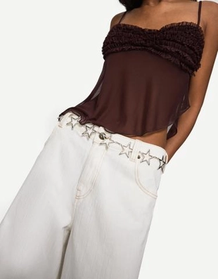 Zara Ремень со звеньями в форме звезд