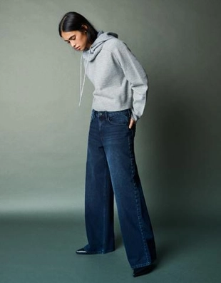 Zara Джинсы с широкими штанинами