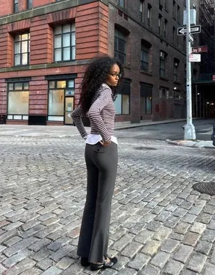 Брюки из ткани бенгалин- Заказать в России