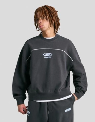 Zara Худи геометрического кроя с принтом