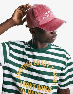 Zara Бейсболка с вышивкой купить с доставкой.