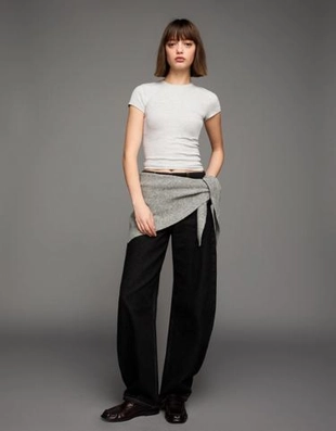 Zara Футболка с круглым вырезом