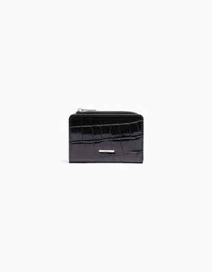 Zara Кошелек из искусственной лакированной кожи с тиснением
