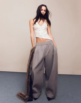 Zara Асимметричный топ на бретелях с пайетками купить с доставкой.