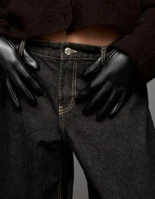 Перчатки из искусственной кожи- Заказать в России