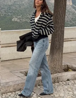 Джинсы в стиле бойфренд- Заказать в России