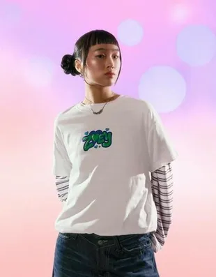 Футболка KPOP DEMON HUNTERS HUNTR/X с коротким рукавом и принтом- Заказать в России