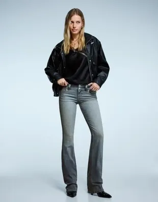 Джинсы BOOTCUT с клапанами- Заказать в России