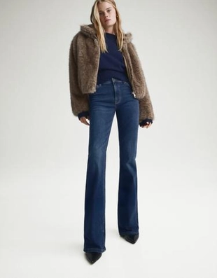 Zara Джинсы клеш