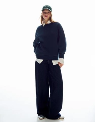 Zara Толстовка оверсайз с карманами купить с доставкой.