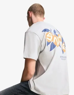 Футболка с коротким рукавом и принтом- Заказать в России