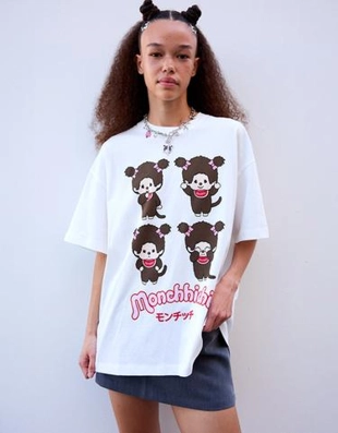 Zara Футболка MONCHHICHI с принтом и короткими рукавами